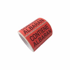 ETIQUETAS ADHESIVAS CONTIENE ALBARÁN